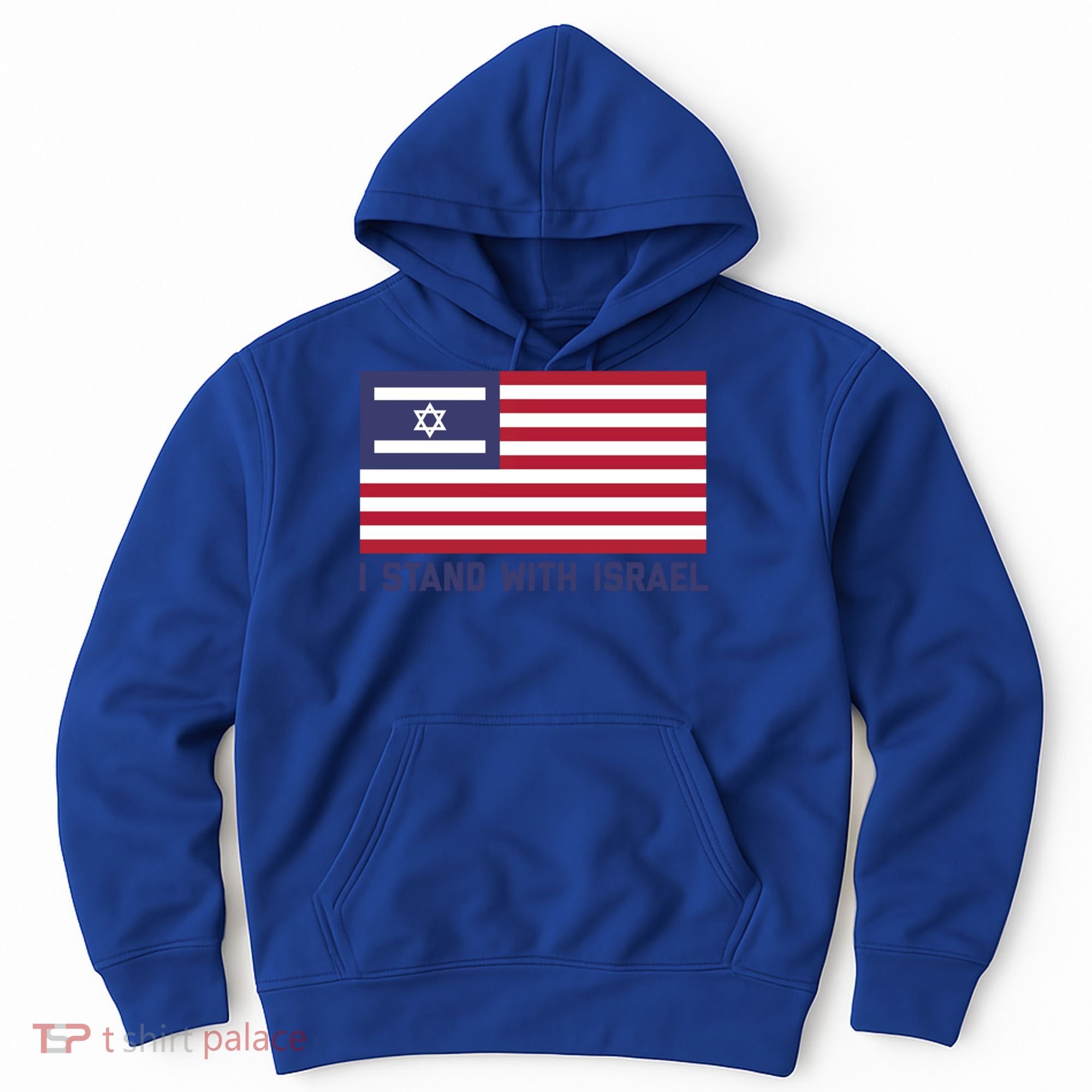 Us Flag Israeli Flag I Stand With Israel Gift Hoodie