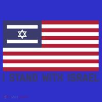 Us Flag Israeli Flag I Stand With Israel Gift Women's Tank Top thumb 5