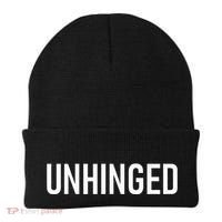 Unhinged Funny Jokes Sarcastic Beanie thumb 0