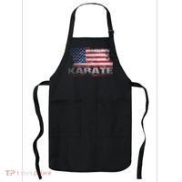 Usa Flag Karate Arts Gift Apron thumb 0
