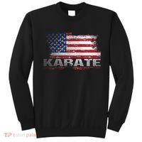 Usa Flag Karate Arts Gift Sweatshirt thumb 0