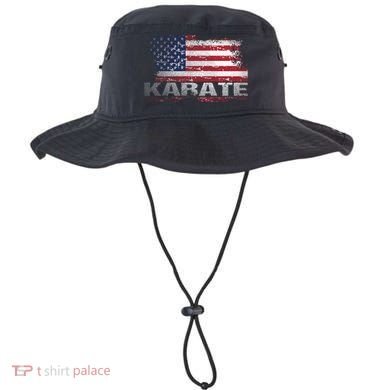 Usa Flag Karate Arts Gift Bucket Hat