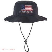 Usa Flag Karate Arts Gift Bucket Hat thumb 0