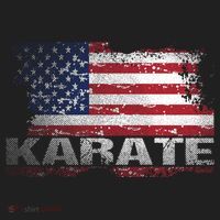 Usa Flag Karate Arts Gift Hat thumb 2