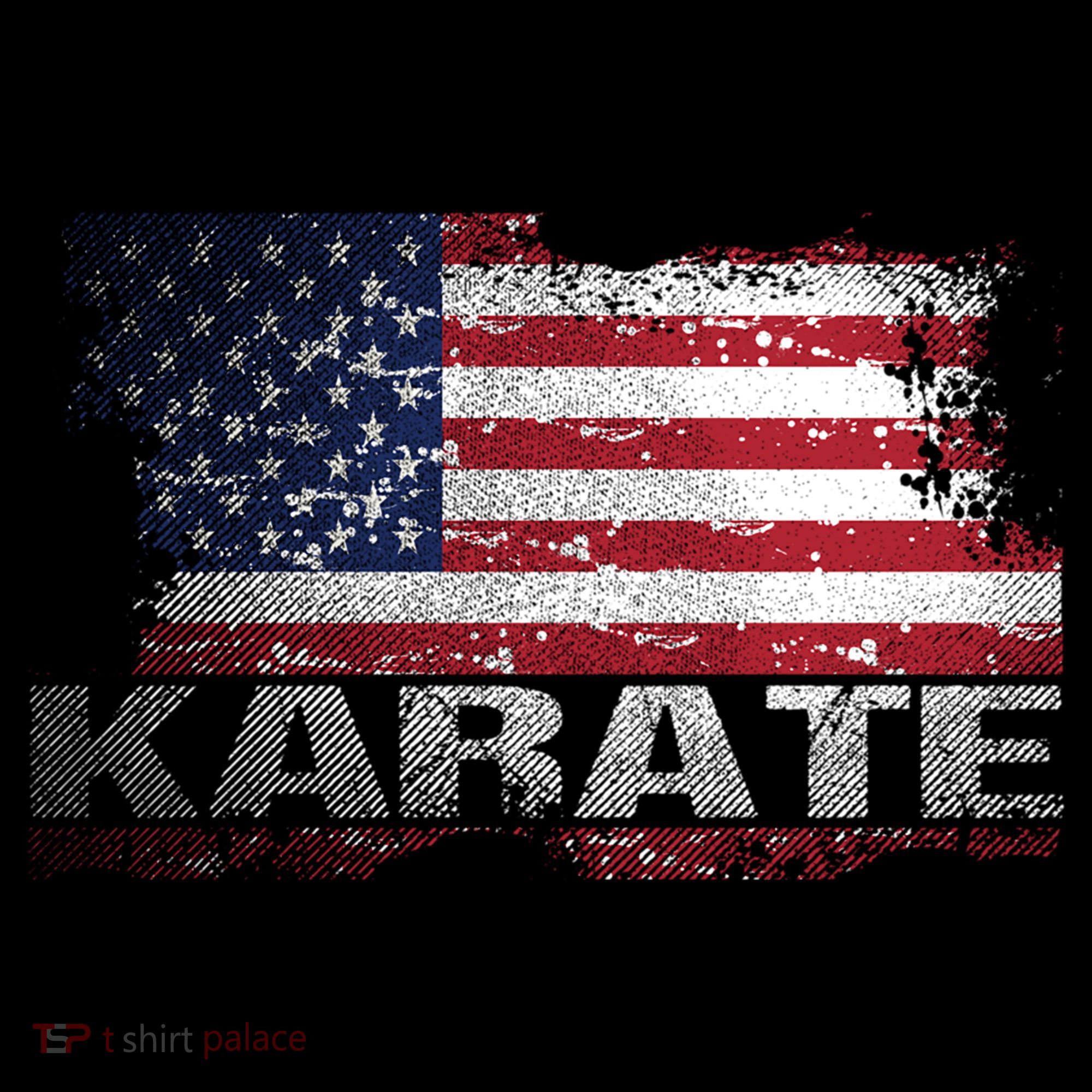 Usa Flag Karate Arts Gift Kids Sweatshirt