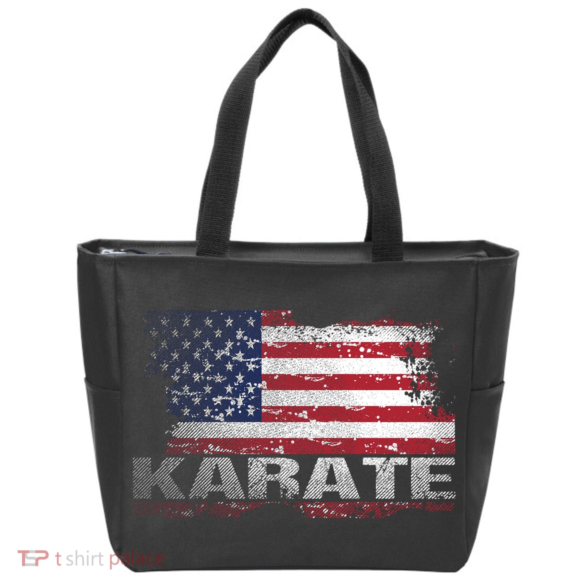 Usa Flag Karate Arts Gift Tote Bag