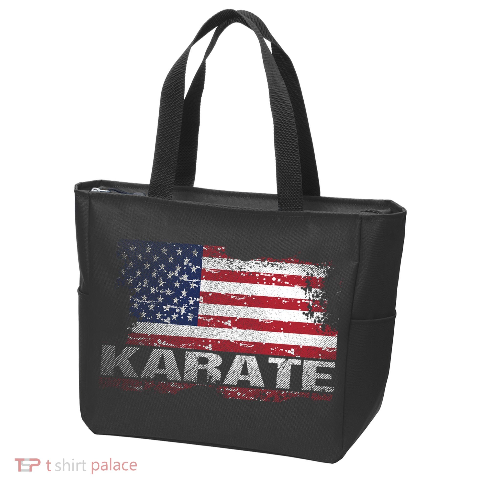 Usa Flag Karate Arts Gift Tote Bag