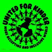 United For Kinder More Accepting And Inclusive World Be Kind Coaster thumb 2