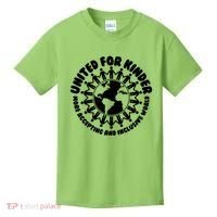 United For Kinder More Accepting And Inclusive World Be Kind Kids T-Shirt thumb 0