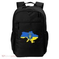 Ukrainian Flag Map Emblem Backpack thumb 0