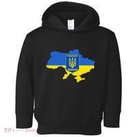 Ukrainian Flag Map Emblem Toddler Hoodie thumb 0