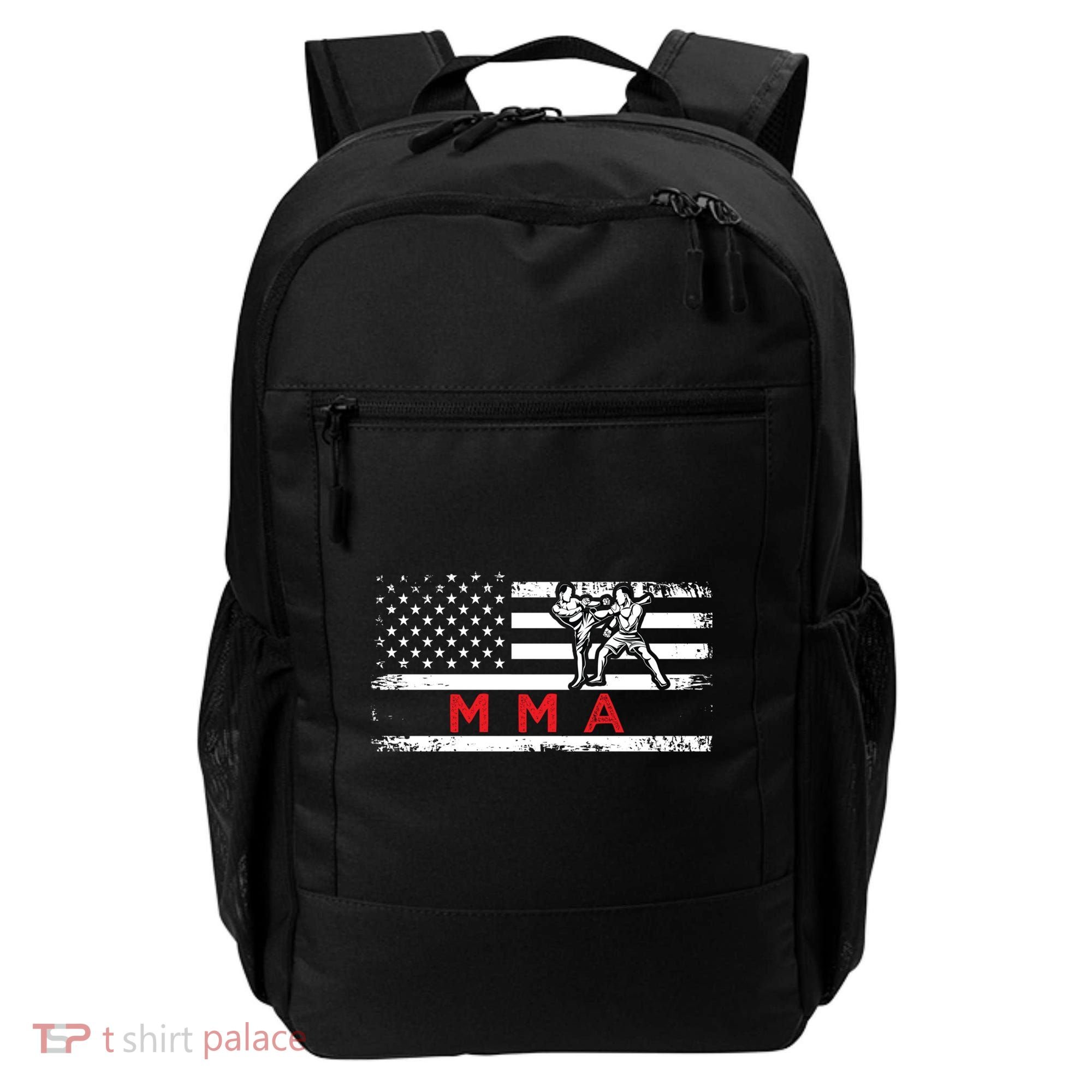 Usa Flag Mma American Patriot Mixed Martial Arts Gift Backpack