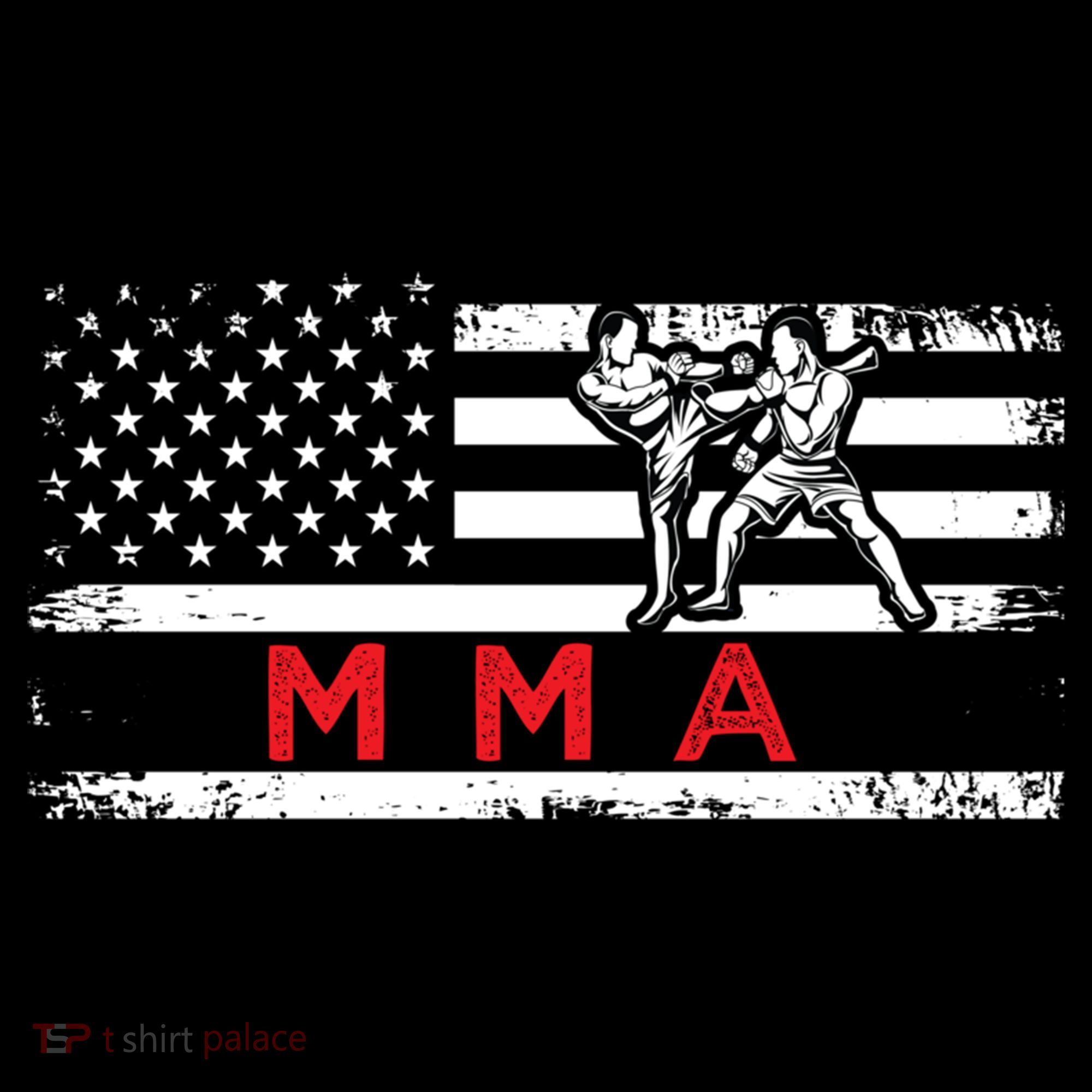 Usa Flag Mma American Patriot Mixed Martial Arts Gift Coffee Mug