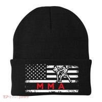 Usa Flag Mma American Patriot Mixed Martial Arts Gift Beanie thumb 0