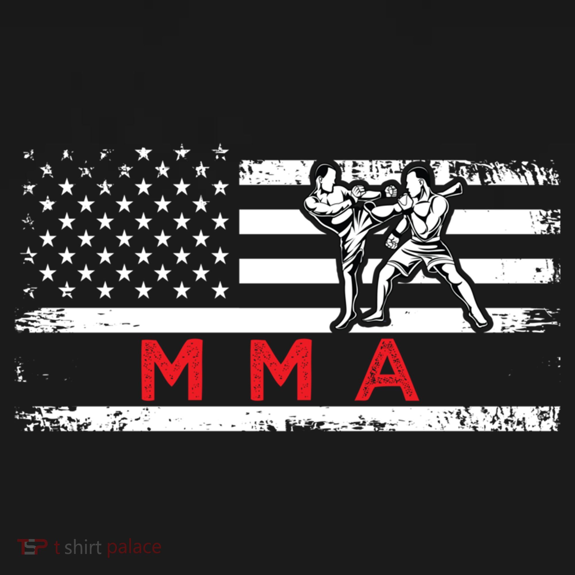 Usa Flag Mma American Patriot Mixed Martial Arts Gift Women's Hoodie