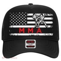 Usa Flag Mma American Patriot Mixed Martial Arts Gift Hat thumb 0