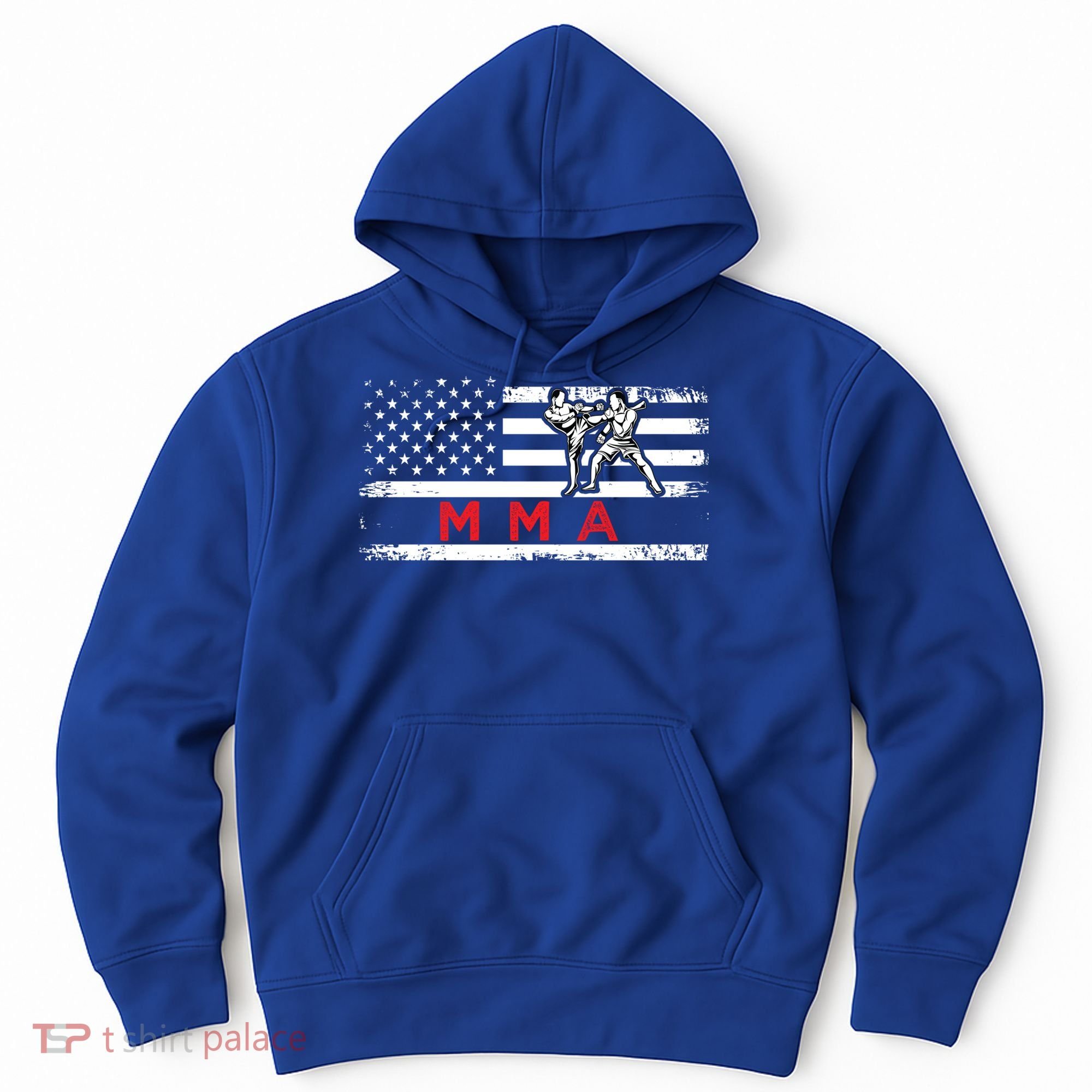 Usa Flag Mma American Patriot Mixed Martial Arts Gift Hoodie