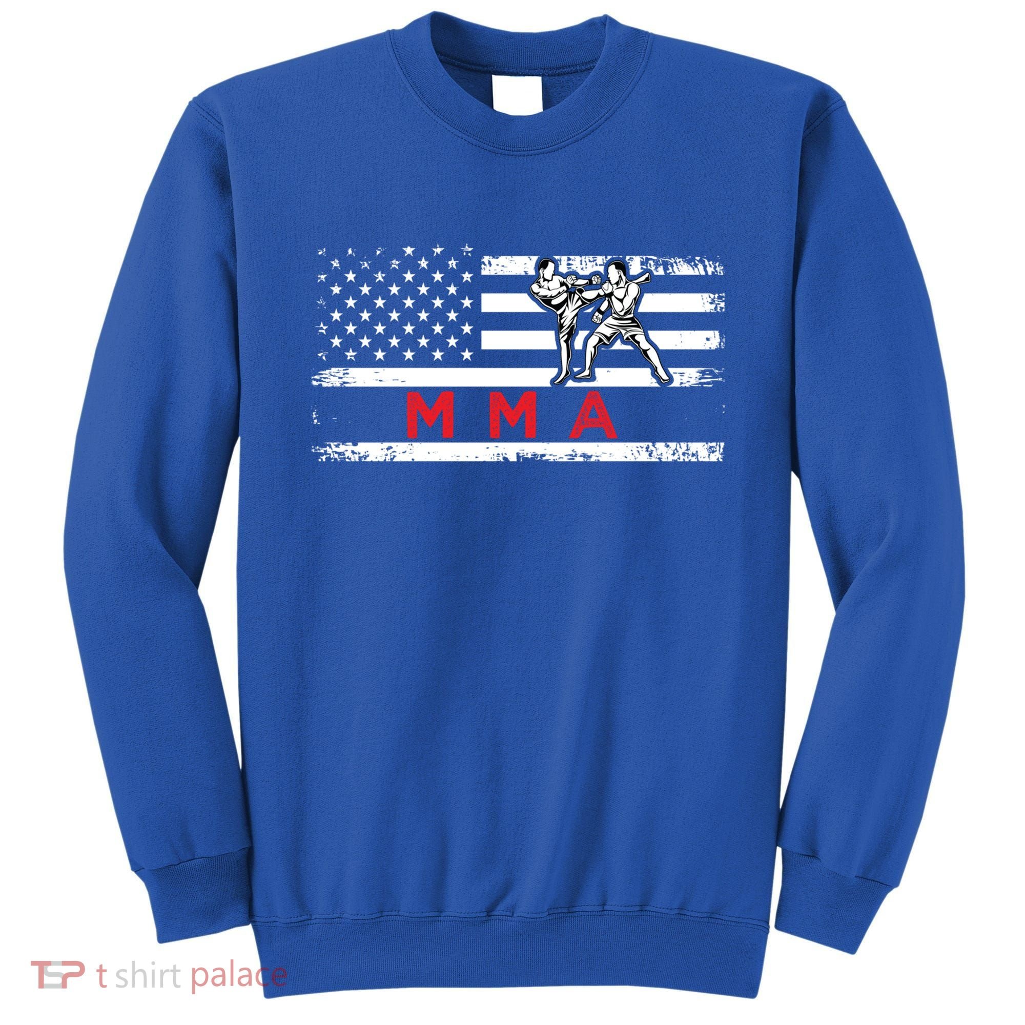 Usa Flag Mma American Patriot Mixed Martial Arts Gift Sweatshirt