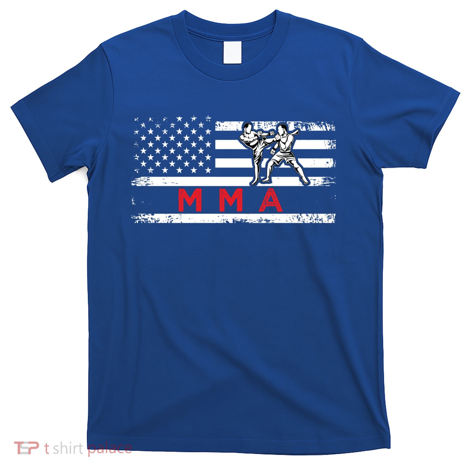Usa Flag Mma American Patriot Mixed Martial Arts Gift T-Shirt