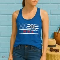 Usa Flag Mma American Patriot Mixed Martial Arts Gift Women's Tank Top thumb 2
