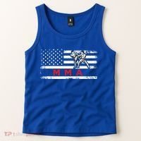 Usa Flag Mma American Patriot Mixed Martial Arts Gift Tank Top thumb 2