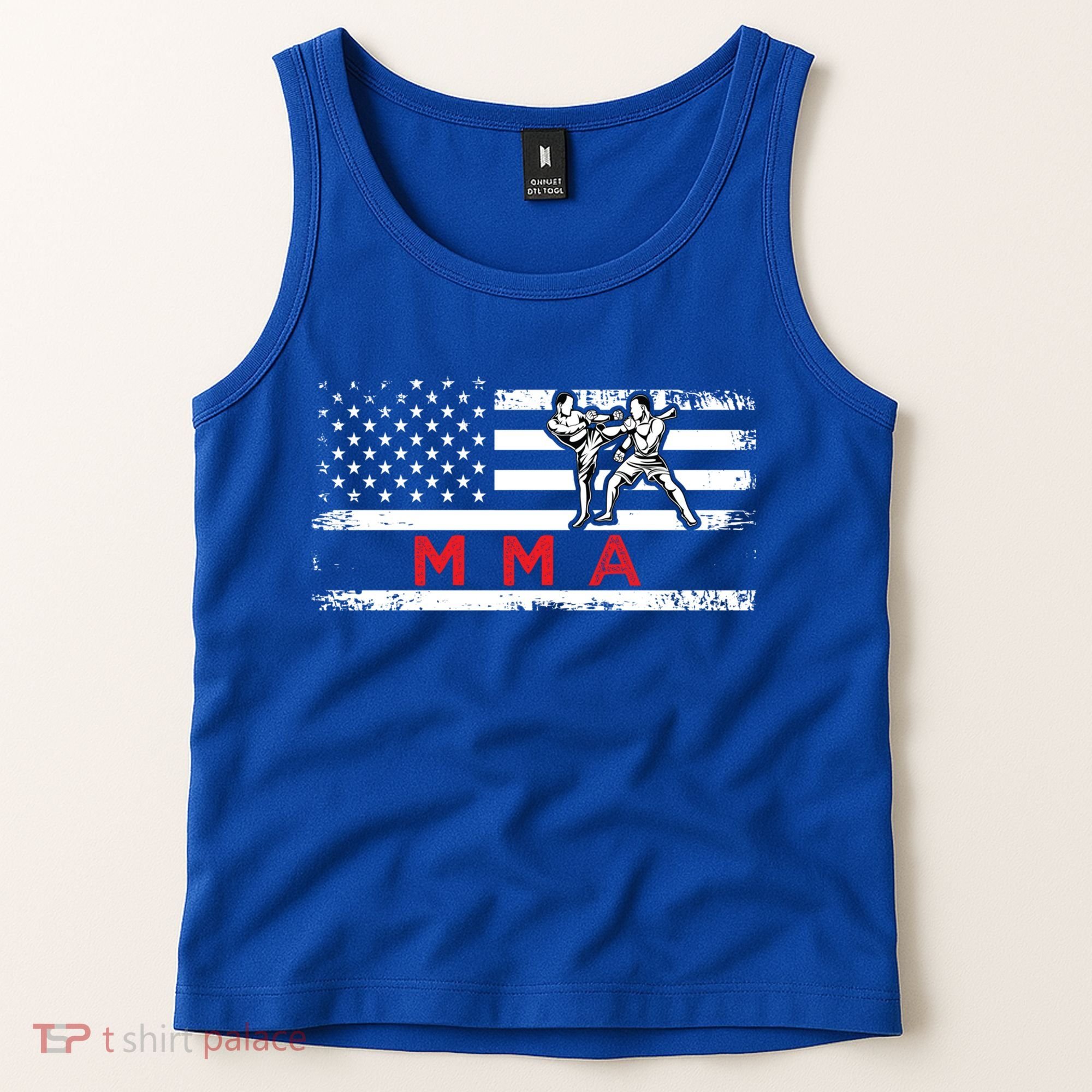 Usa Flag Mma American Patriot Mixed Martial Arts Gift Tank Top