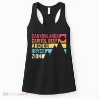Utahs Five National Parks Souvenir NPS Moab Utah Mighty 5 Women's Tank Top thumb 0