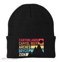 Utahs Five National Parks Souvenir Nps Moab Utah Mighty 5 Beanie thumb 0