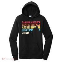 Utahs Five National Parks Souvenir Nps Moab Utah Mighty 5 Women's Hoodie thumb 0