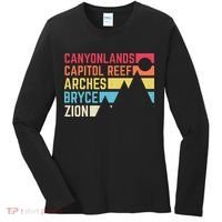 Utahs Five National Parks Souvenir Nps Moab Utah Mighty 5 Women's Long Sleeve Shirt thumb 0