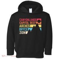 Utahs Five National Parks Souvenir Nps Moab Utah Mighty 5 Toddler Hoodie thumb 0