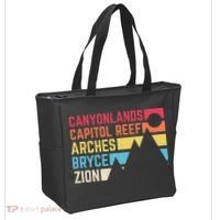Utahs Five National Parks Souvenir Nps Moab Utah Mighty 5 Tote Bag thumb 2