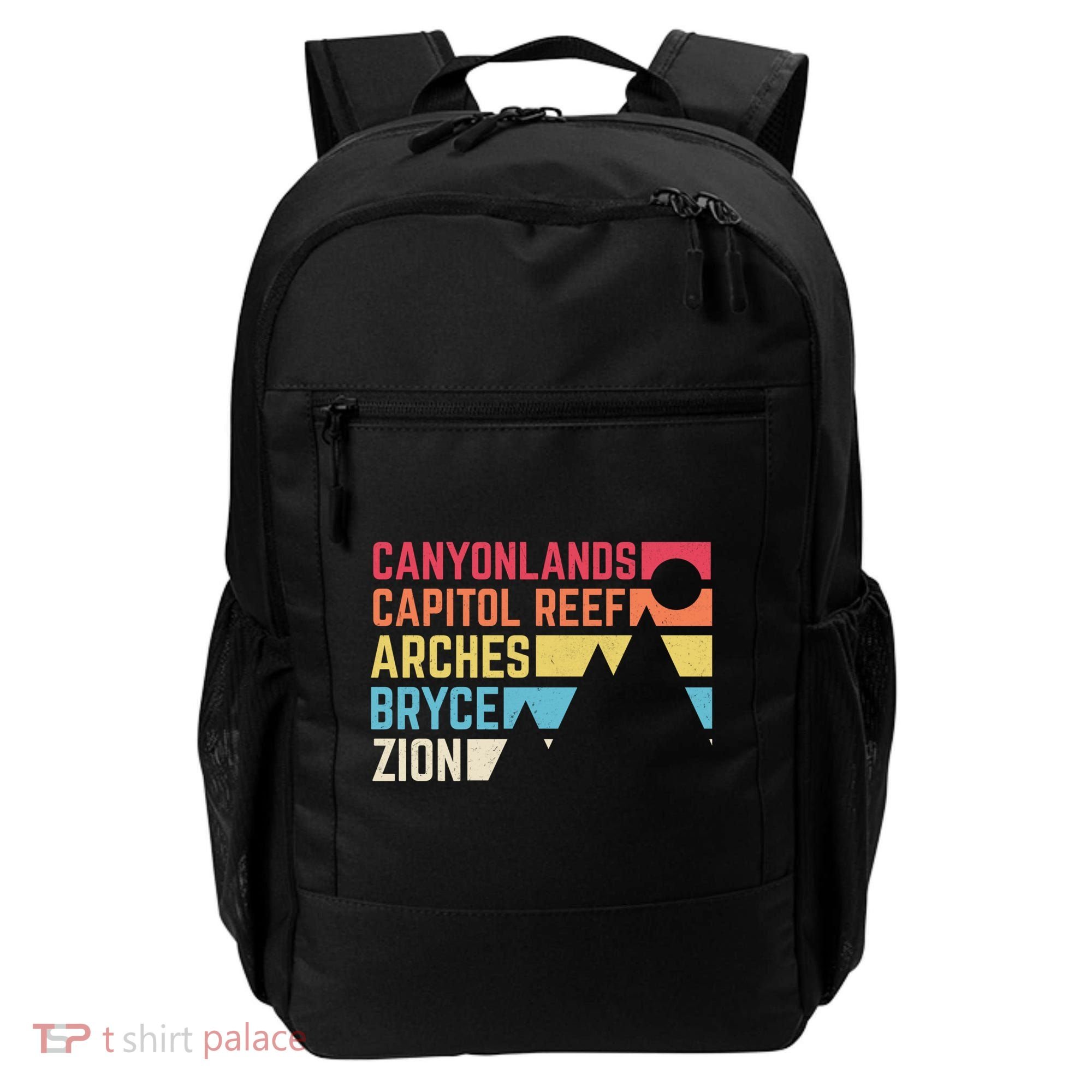 Utahs Five National Parks Souvenir Cool Gift Nps Moab Utah Mighty 5 Gift Backpack