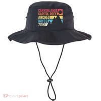 Utahs Five National Parks Souvenir Cool Gift Nps Moab Utah Mighty 5 Gift Bucket Hat thumb 0