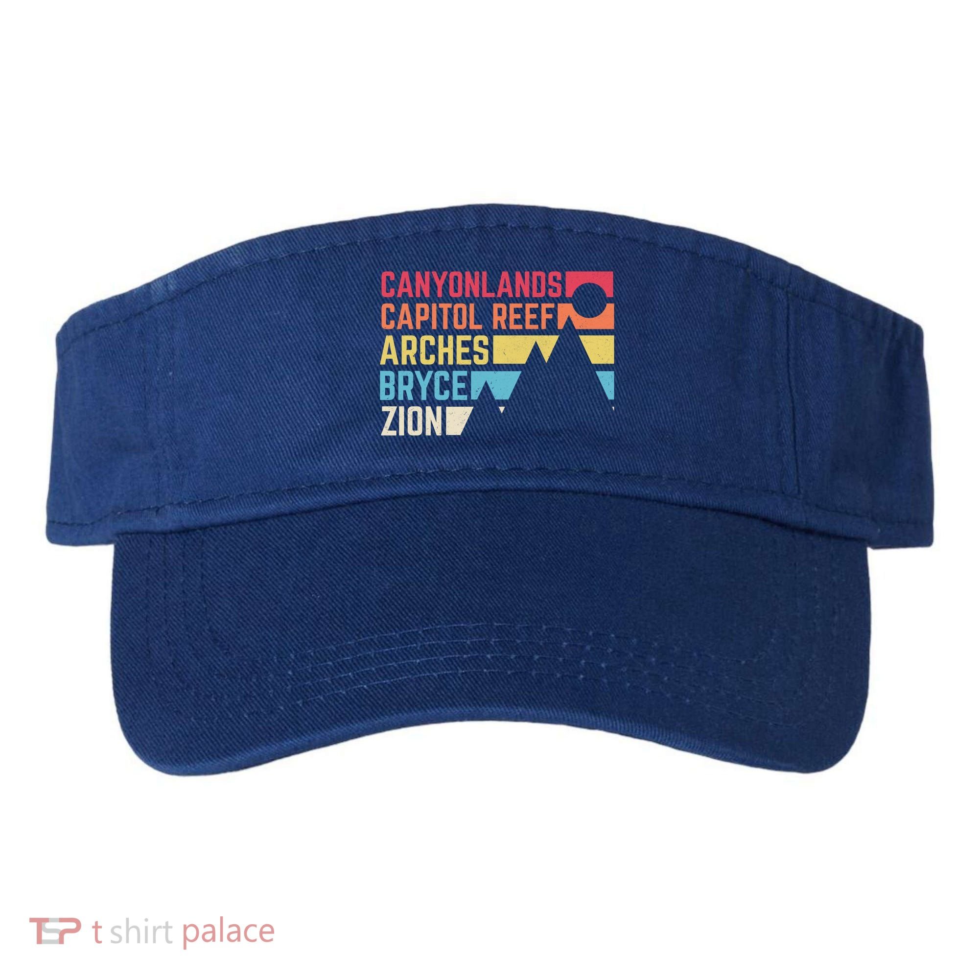 Utahs Five National Parks Souvenir Cool Gift Nps Moab Utah Mighty 5 Gift Visor