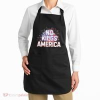 Usa Flag No Kings In America Democracy Apron thumb 2