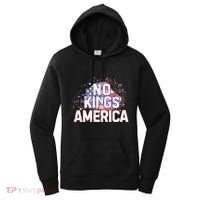 Usa Flag No Kings In America Democracy Women's Hoodie thumb 0