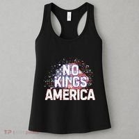 Usa Flag No Kings In America Democracy Women's Tank Top thumb 3