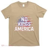 Usa Flag No Kings In America Democracy T-Shirt thumb 0