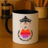 UFO Adduction As Me About My Butthole Coffee Mug thumb 4