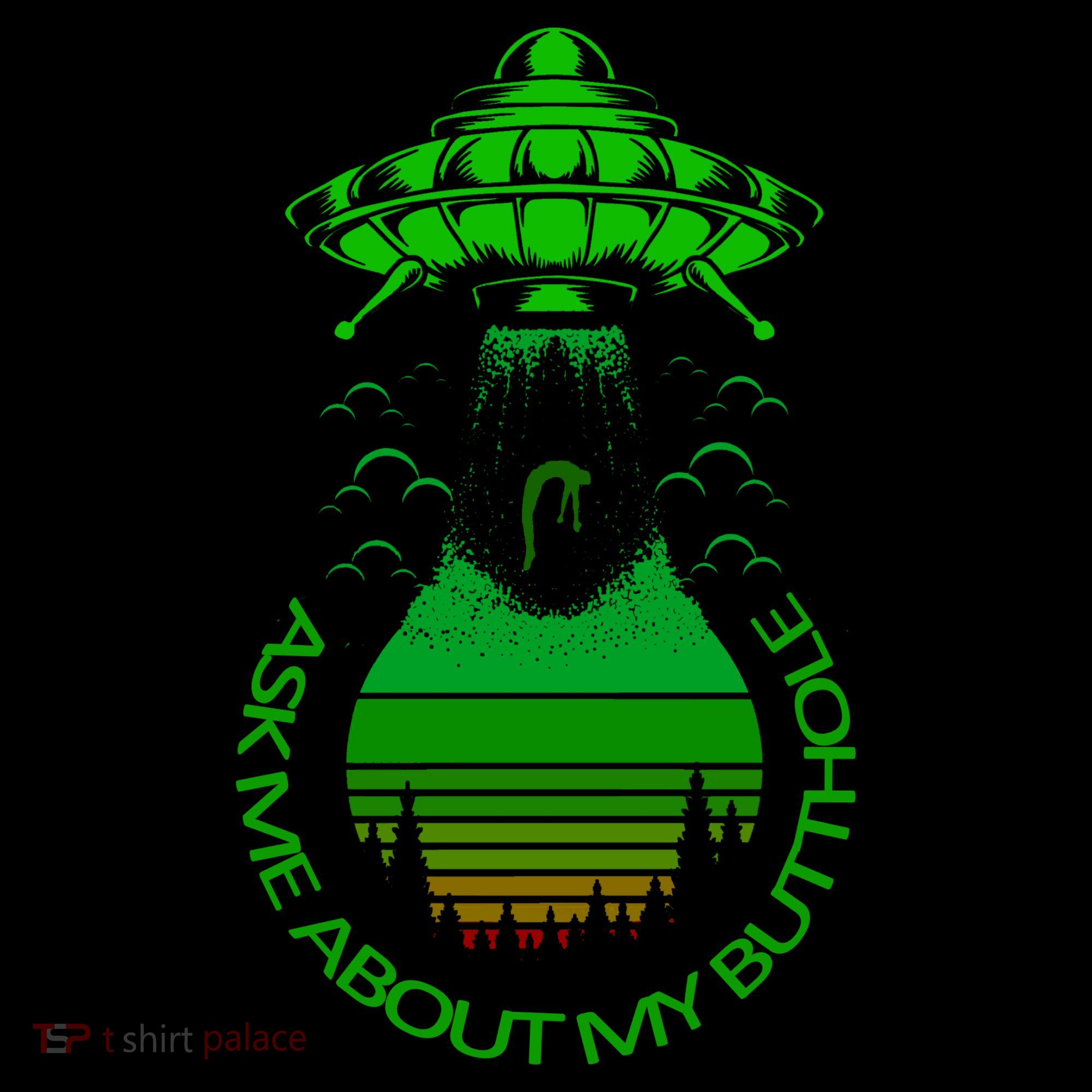 UFO Adduction As Me About My Butthole Coaster