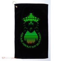 UFO Adduction As Me About My Butthole Golf Towel thumb 0