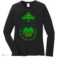 UFO Adduction As Me About My Butthole Women's Long Sleeve Shirt thumb 0