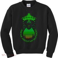 UFO Adduction As Me About My Butthole Kids Sweatshirt thumb 0