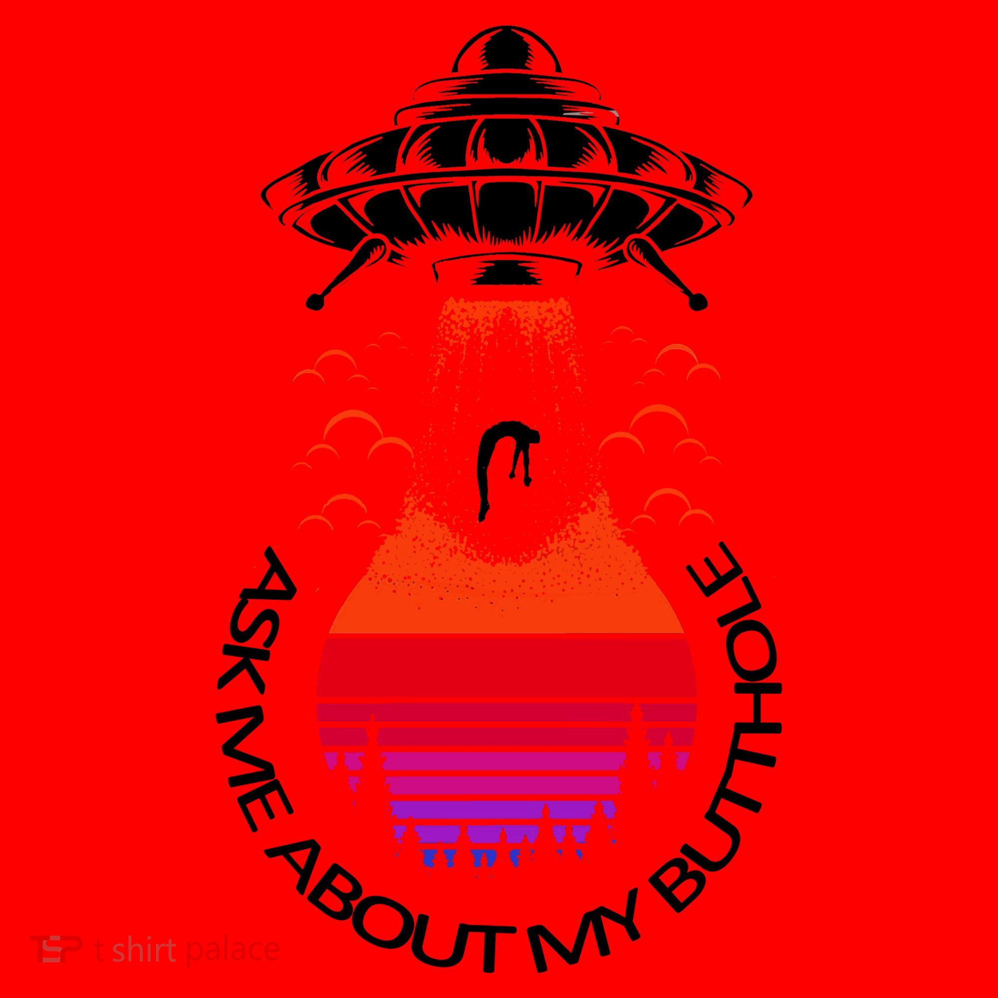 UFO Adduction As Me About My Butthole Santa Hat