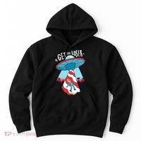UFO Aliens Abducted Trump Get In Loser Hoodie thumb 0
