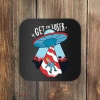 UFO Aliens Abducted Trump Get In Loser Coaster thumb 0