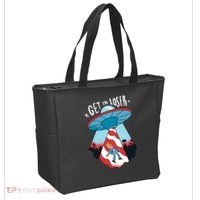 UFO Aliens Abducted Trump Get In Loser Tote Bag thumb 2