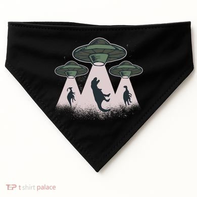 UFO Dinos USA-Made Doggie Bandana