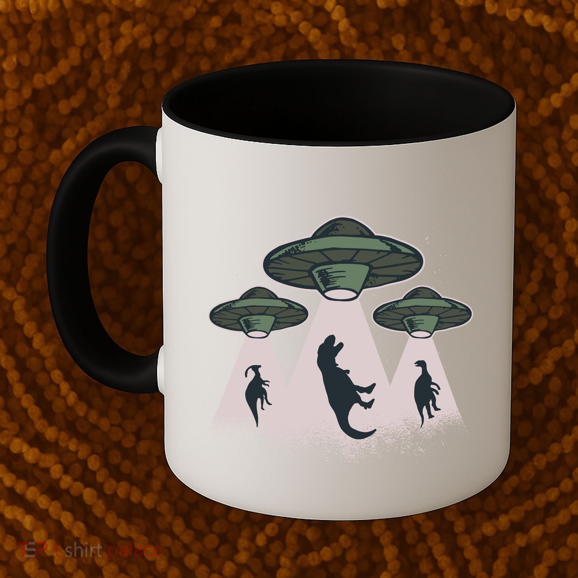 UFO Dinos Coffee Mug